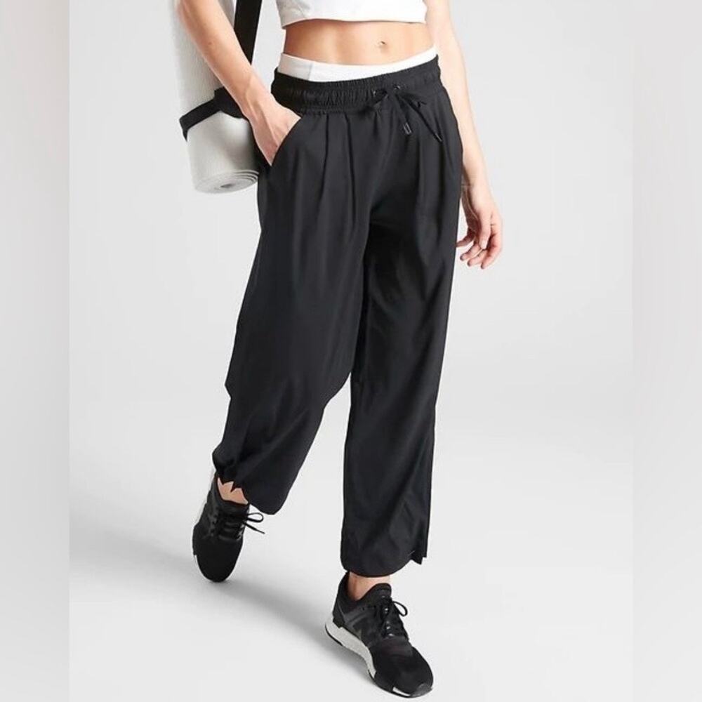 Athleta Revive Pant Black 16 446636